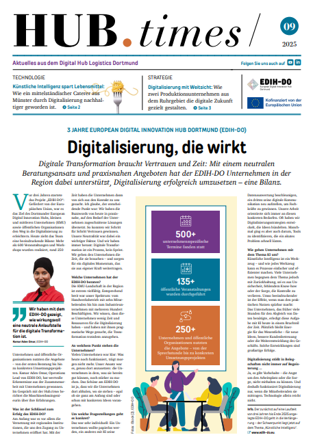 Titelseite der 10. Hub.Times